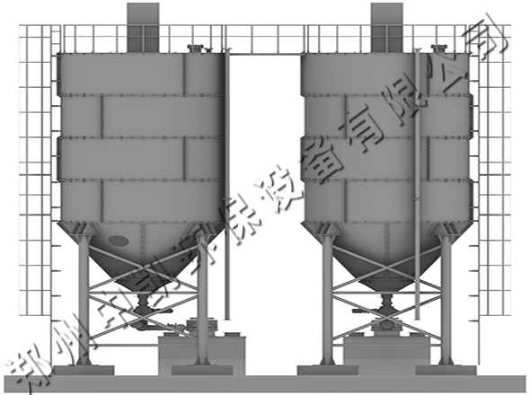 内蒙古150m³石灰加药系统