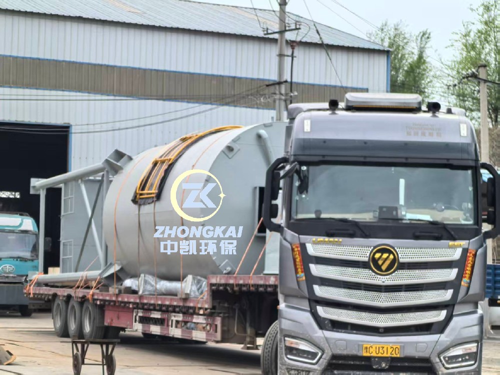 双仓启程！中凯环保两套50m³石灰料仓顺利装车，奔赴甘肃巨化项目现场