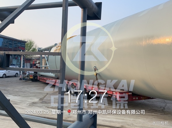 广东省江门市135m³石灰料仓发货