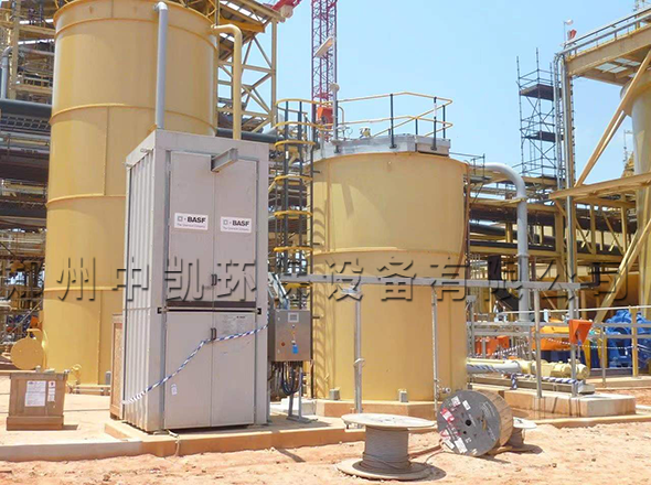 蔚林化工集团40立方石灰投加系统