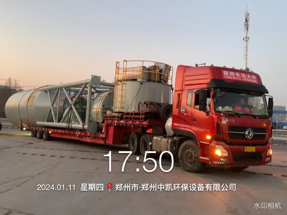 广东省江门市100m³石灰料仓发货