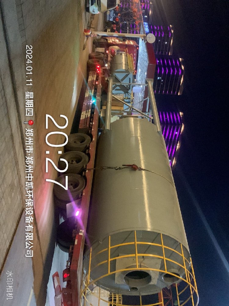 甘肃省酒泉市50m³石灰料仓发货