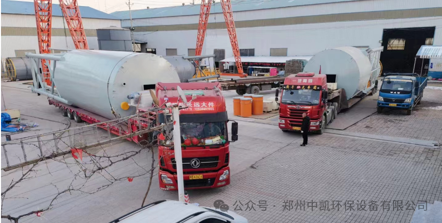 河南省济源市60m³、120m³石灰仓发货