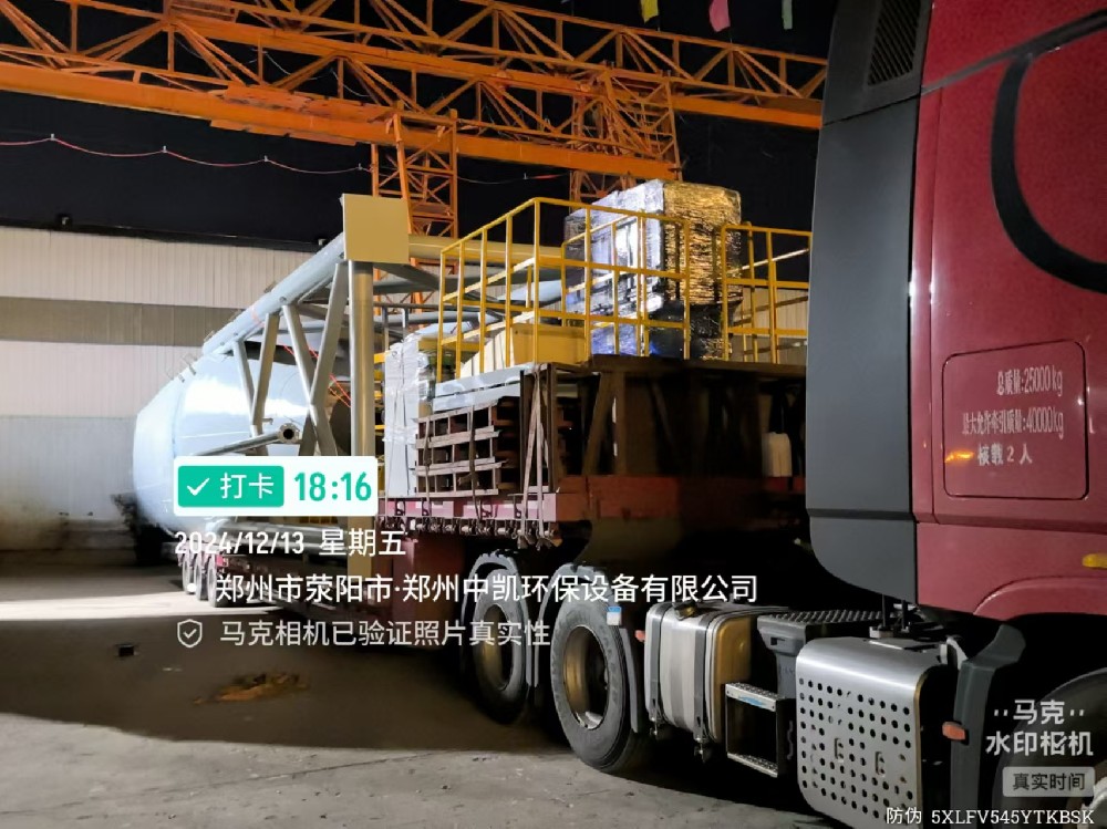 贵州2套100m³石灰料仓发货