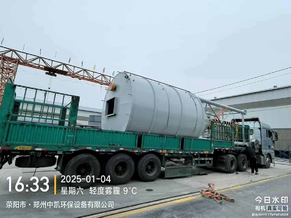 深圳2套40m³石灰料仓发货